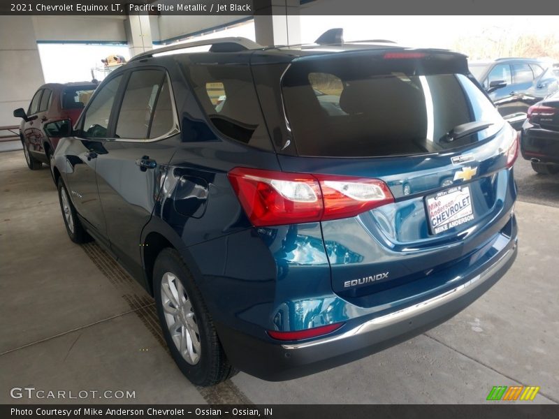 Pacific Blue Metallic / Jet Black 2021 Chevrolet Equinox LT