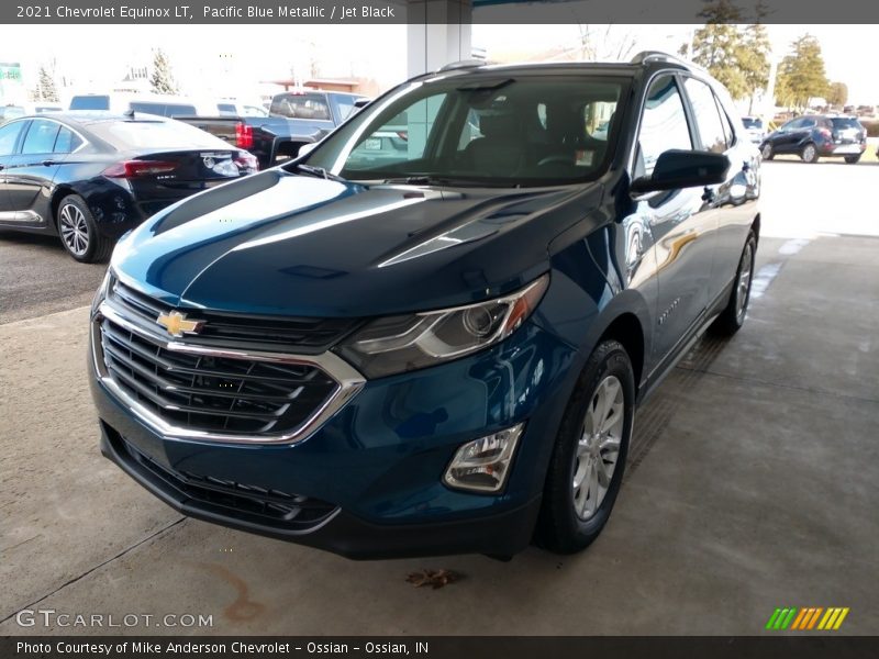 Pacific Blue Metallic / Jet Black 2021 Chevrolet Equinox LT