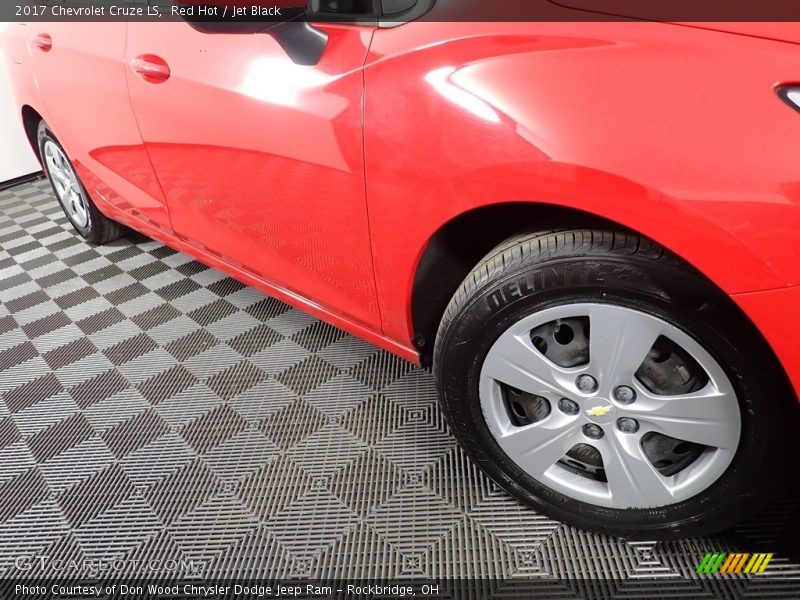 Red Hot / Jet Black 2017 Chevrolet Cruze LS