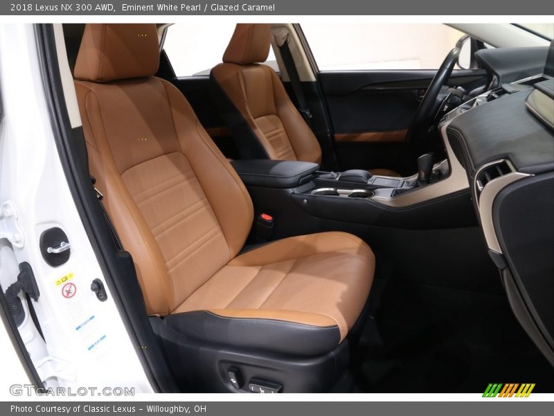 Eminent White Pearl / Glazed Caramel 2018 Lexus NX 300 AWD