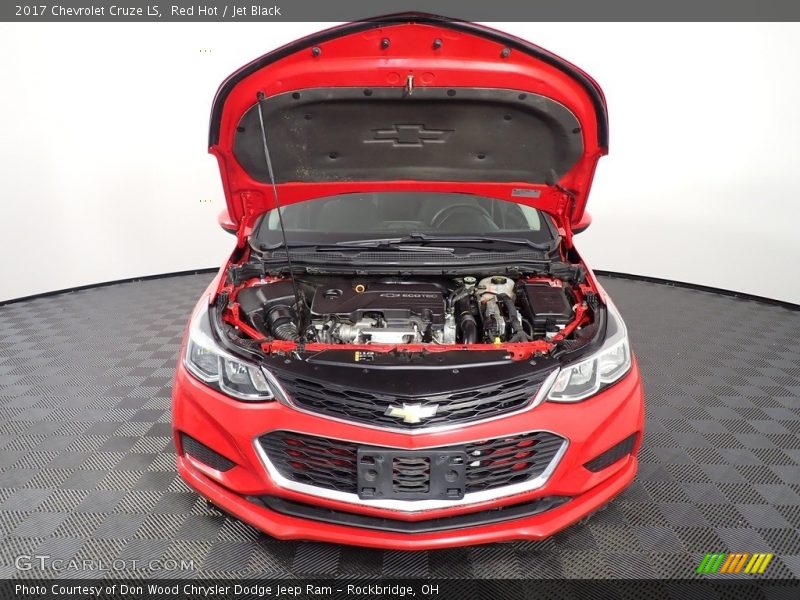 Red Hot / Jet Black 2017 Chevrolet Cruze LS