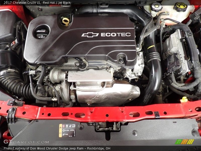 Red Hot / Jet Black 2017 Chevrolet Cruze LS