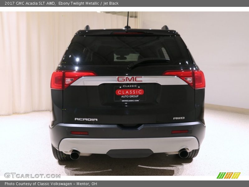 Ebony Twilight Metallic / Jet Black 2017 GMC Acadia SLT AWD