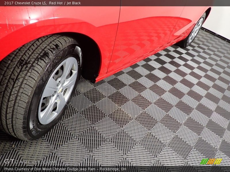 Red Hot / Jet Black 2017 Chevrolet Cruze LS