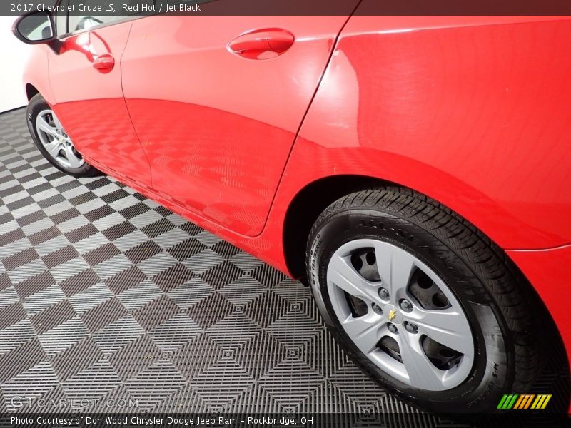 Red Hot / Jet Black 2017 Chevrolet Cruze LS