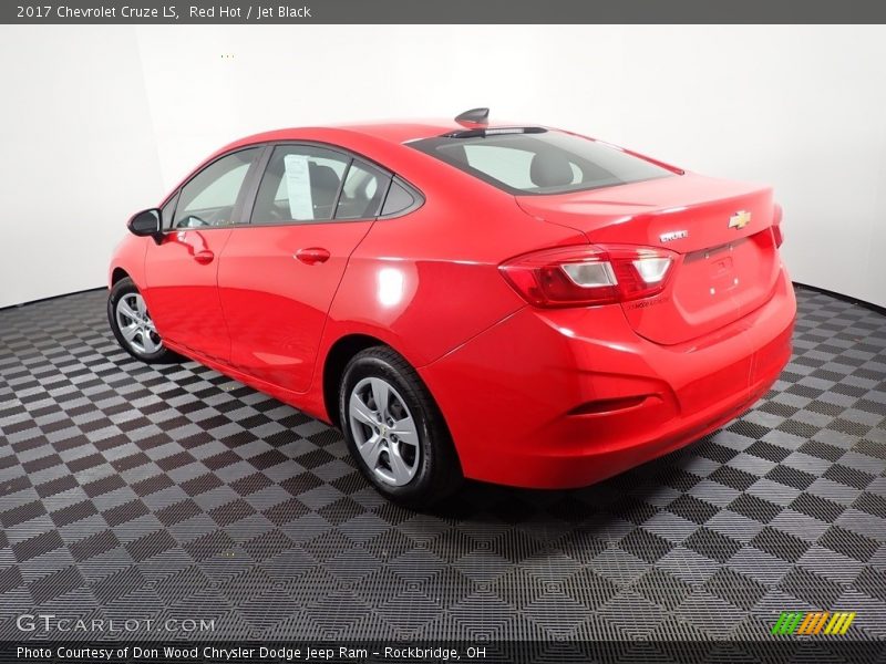 Red Hot / Jet Black 2017 Chevrolet Cruze LS