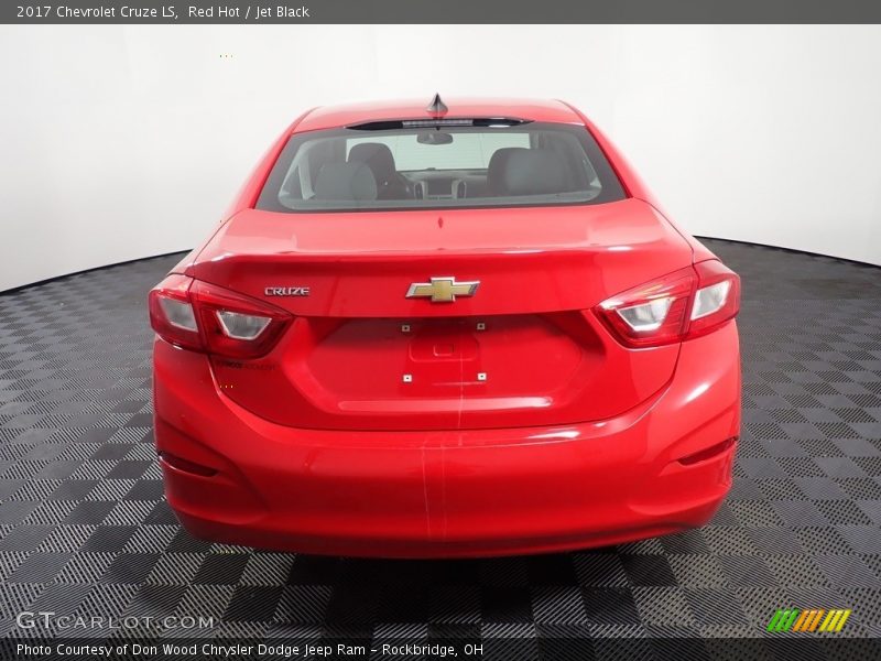 Red Hot / Jet Black 2017 Chevrolet Cruze LS