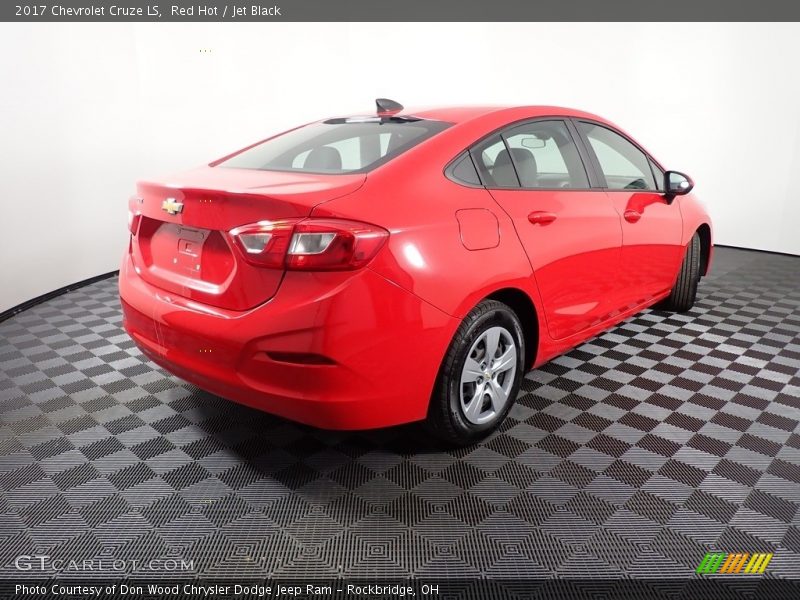Red Hot / Jet Black 2017 Chevrolet Cruze LS