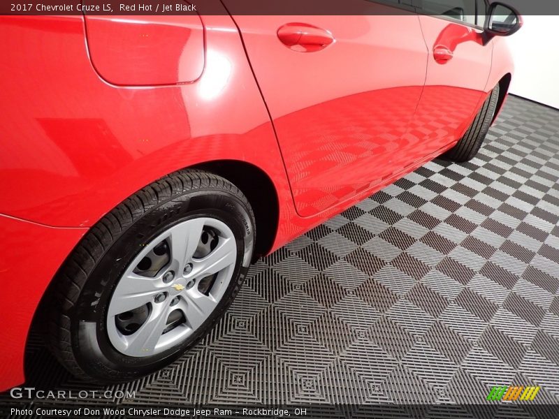 Red Hot / Jet Black 2017 Chevrolet Cruze LS