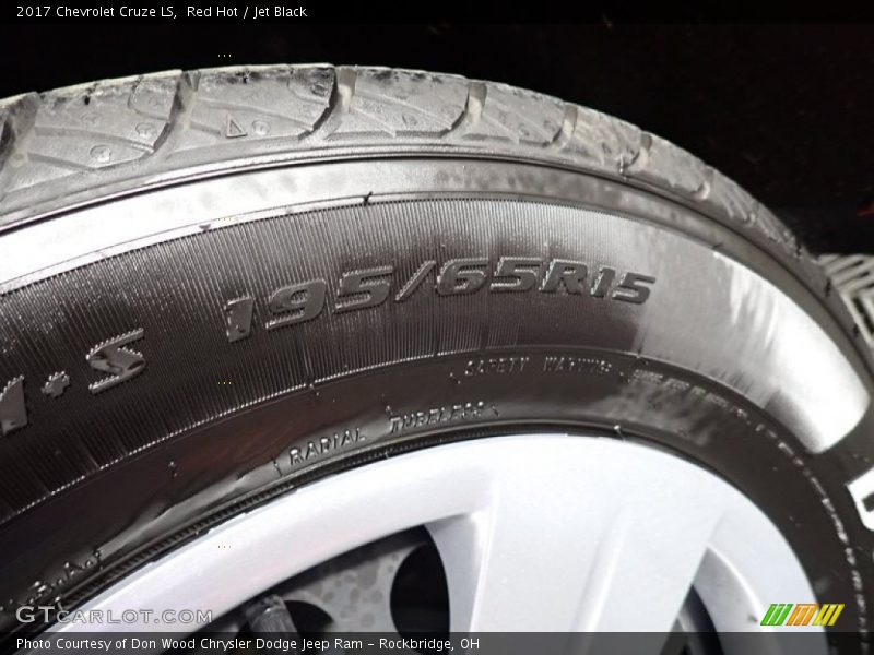 Red Hot / Jet Black 2017 Chevrolet Cruze LS