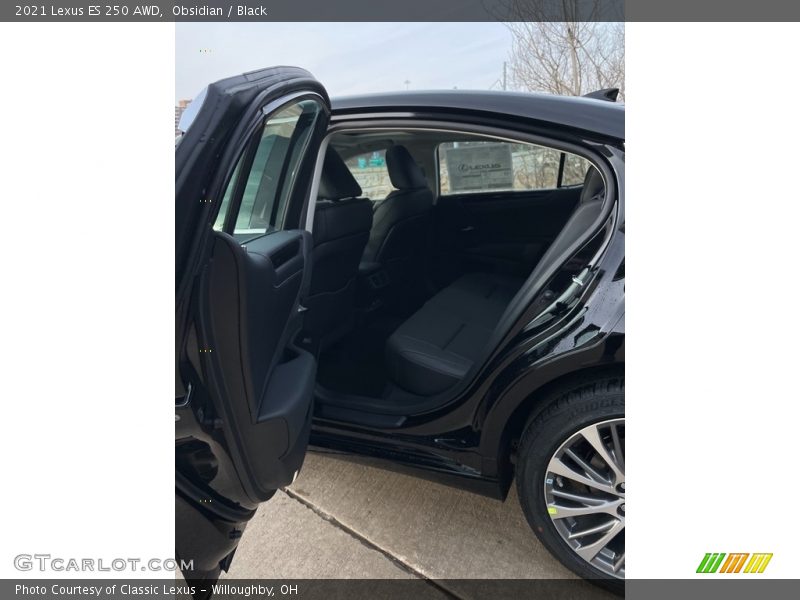 Obsidian / Black 2021 Lexus ES 250 AWD