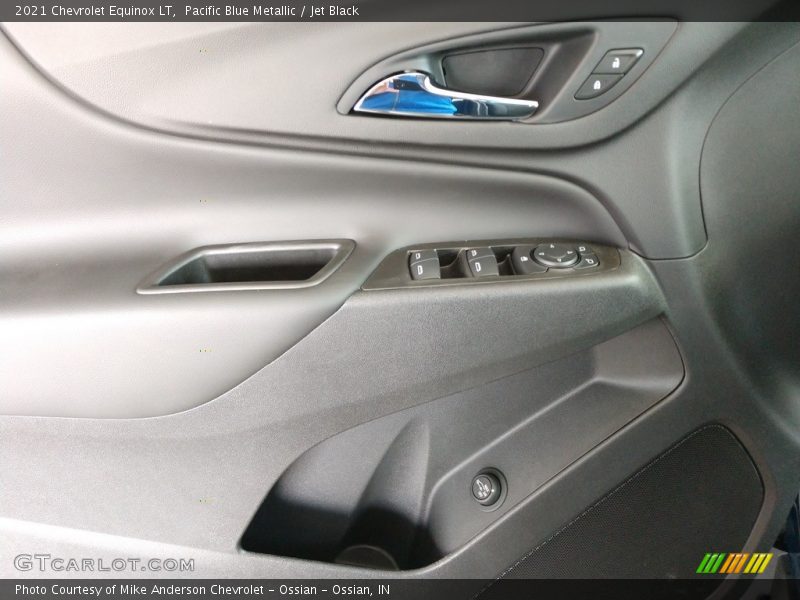 Pacific Blue Metallic / Jet Black 2021 Chevrolet Equinox LT