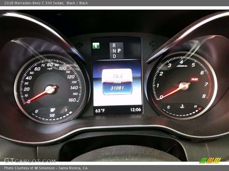 Black / Black 2018 Mercedes-Benz C 300 Sedan