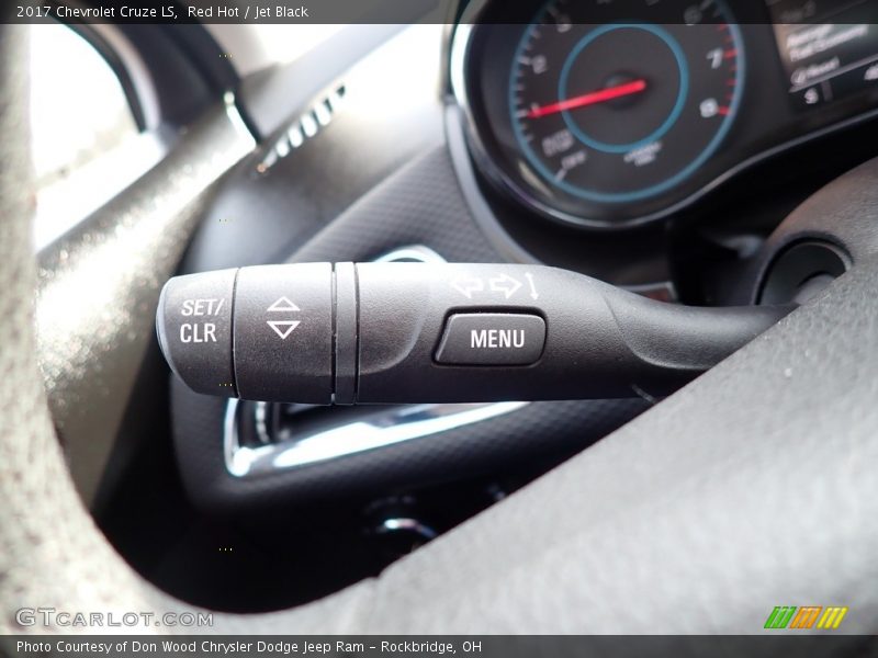Red Hot / Jet Black 2017 Chevrolet Cruze LS
