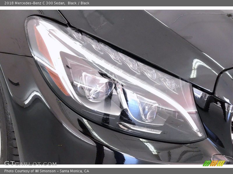 Black / Black 2018 Mercedes-Benz C 300 Sedan