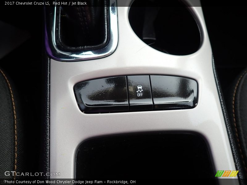 Red Hot / Jet Black 2017 Chevrolet Cruze LS