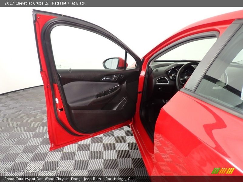Red Hot / Jet Black 2017 Chevrolet Cruze LS