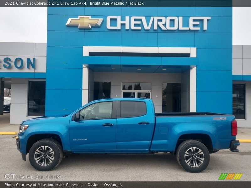  2021 Colorado Z71 Crew Cab 4x4 Bright Blue Metallic