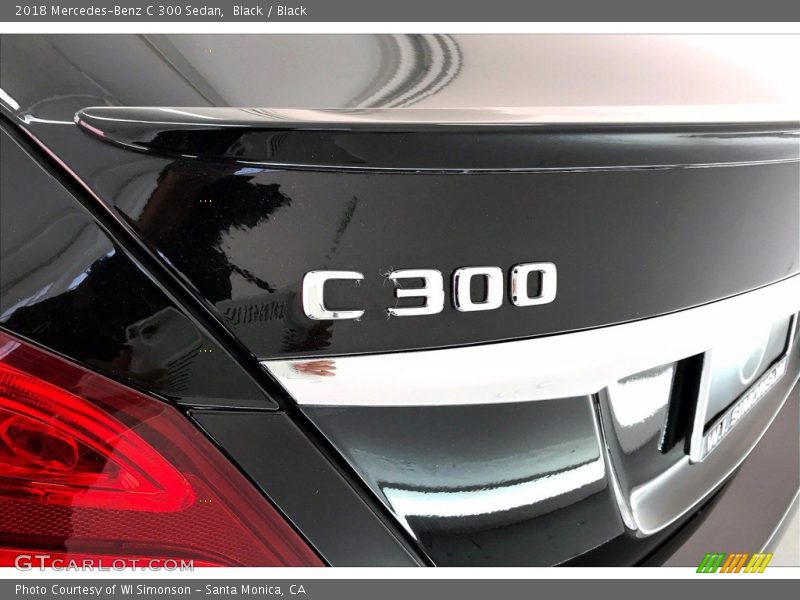 Black / Black 2018 Mercedes-Benz C 300 Sedan