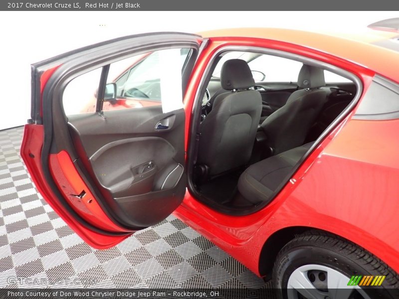 Red Hot / Jet Black 2017 Chevrolet Cruze LS