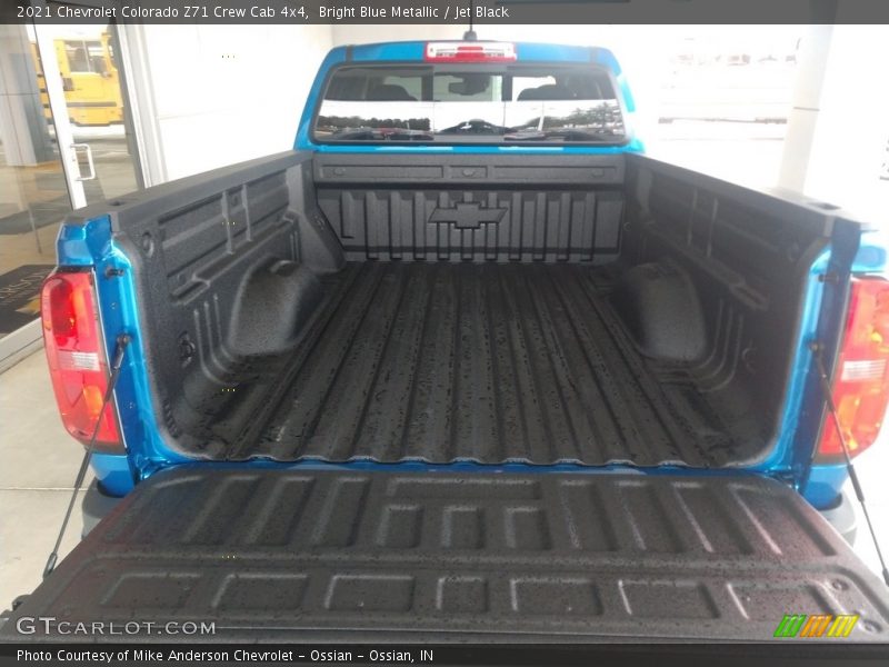 Bright Blue Metallic / Jet Black 2021 Chevrolet Colorado Z71 Crew Cab 4x4