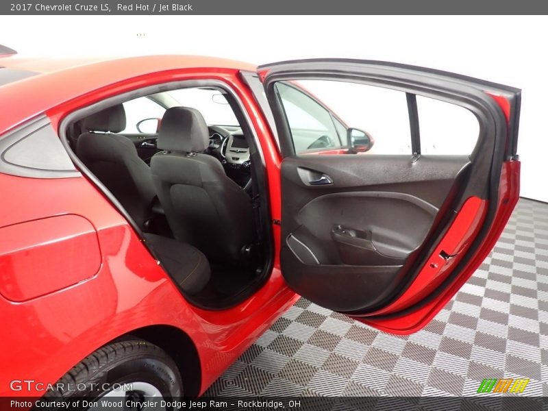 Red Hot / Jet Black 2017 Chevrolet Cruze LS