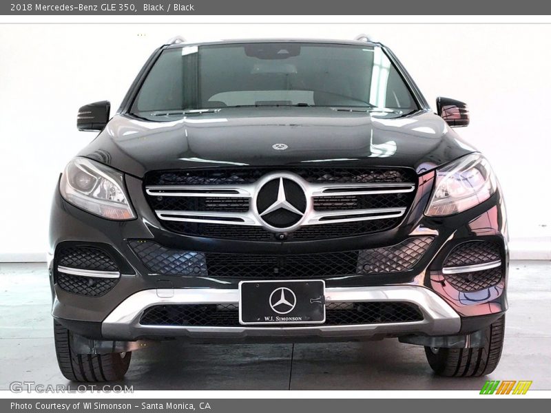 Black / Black 2018 Mercedes-Benz GLE 350