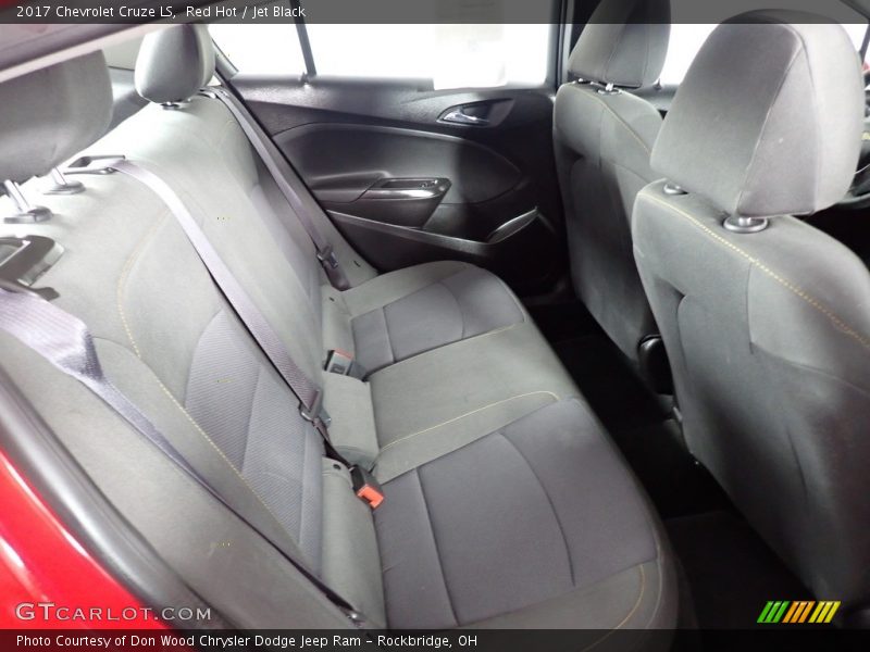 Red Hot / Jet Black 2017 Chevrolet Cruze LS