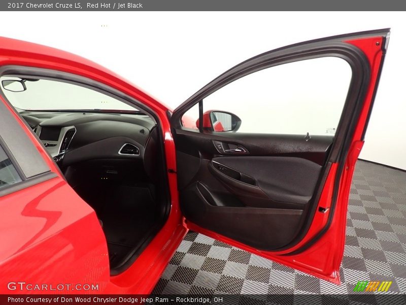 Red Hot / Jet Black 2017 Chevrolet Cruze LS