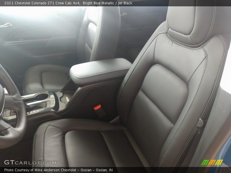 Bright Blue Metallic / Jet Black 2021 Chevrolet Colorado Z71 Crew Cab 4x4
