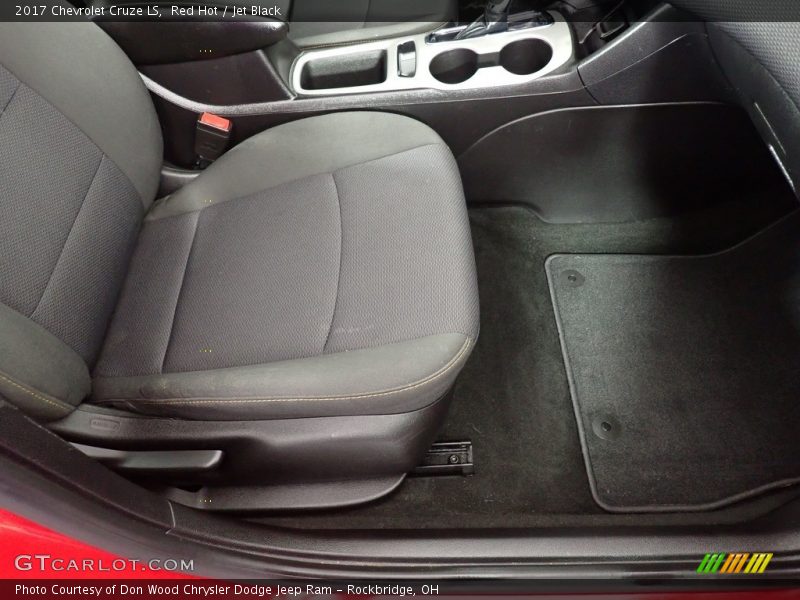 Red Hot / Jet Black 2017 Chevrolet Cruze LS