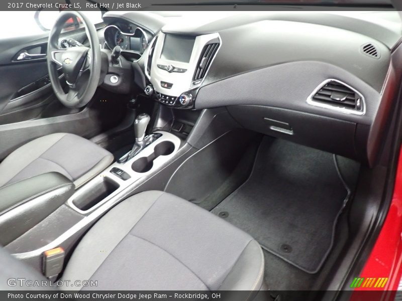 Red Hot / Jet Black 2017 Chevrolet Cruze LS