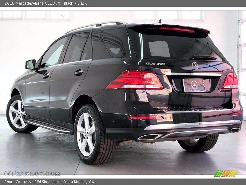 Black / Black 2018 Mercedes-Benz GLE 350