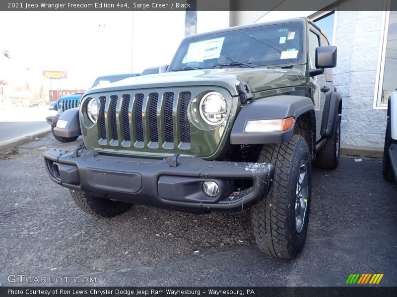Sarge Green / Black 2021 Jeep Wrangler Freedom Edition 4x4
