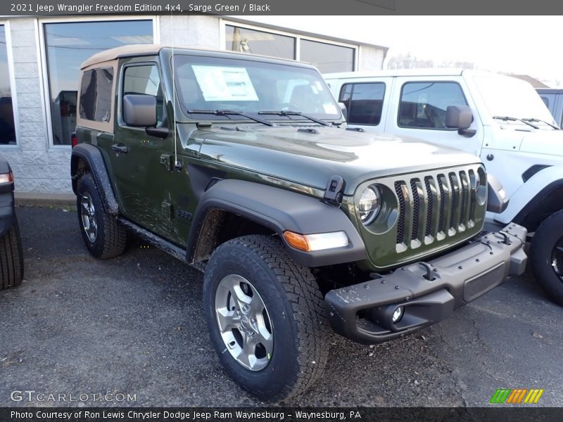 Sarge Green / Black 2021 Jeep Wrangler Freedom Edition 4x4