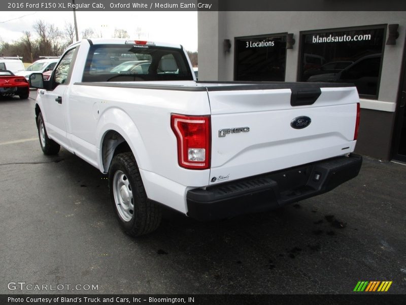 Oxford White / Medium Earth Gray 2016 Ford F150 XL Regular Cab
