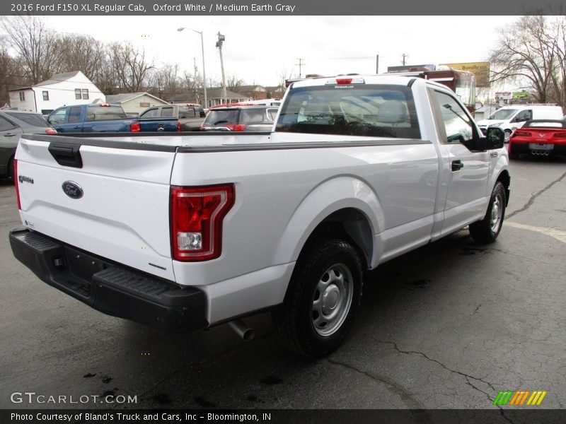 Oxford White / Medium Earth Gray 2016 Ford F150 XL Regular Cab