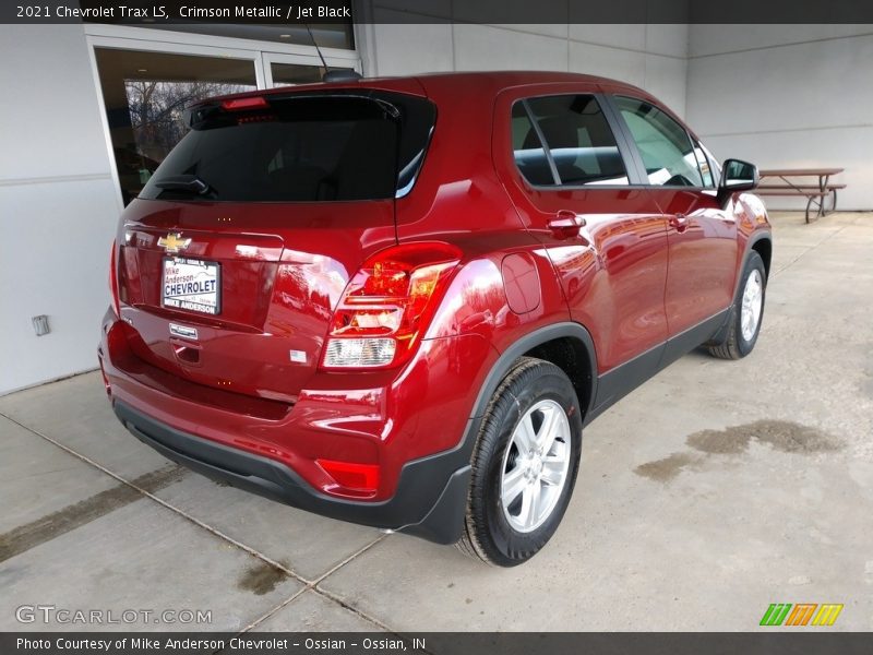 Crimson Metallic / Jet Black 2021 Chevrolet Trax LS