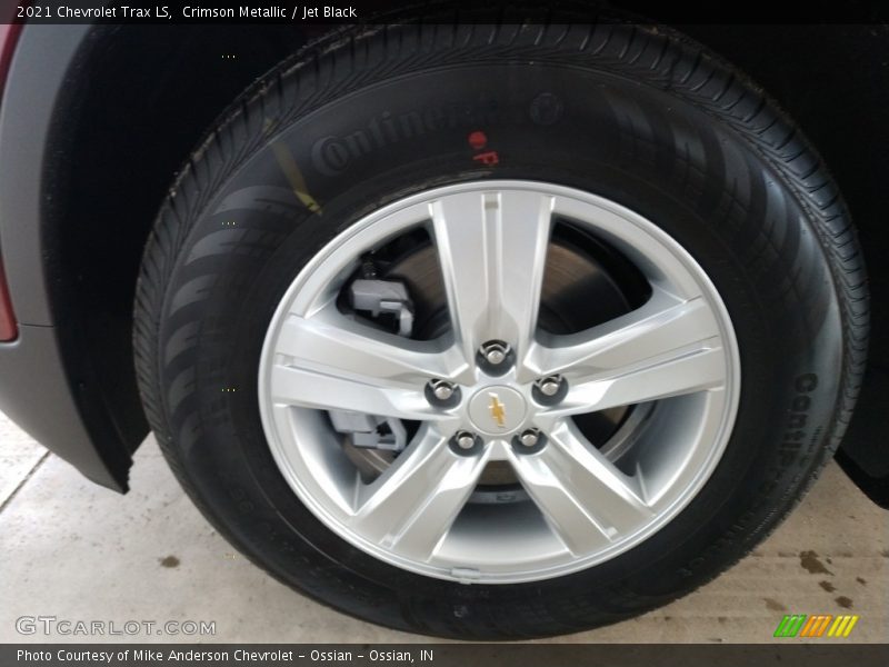 Crimson Metallic / Jet Black 2021 Chevrolet Trax LS