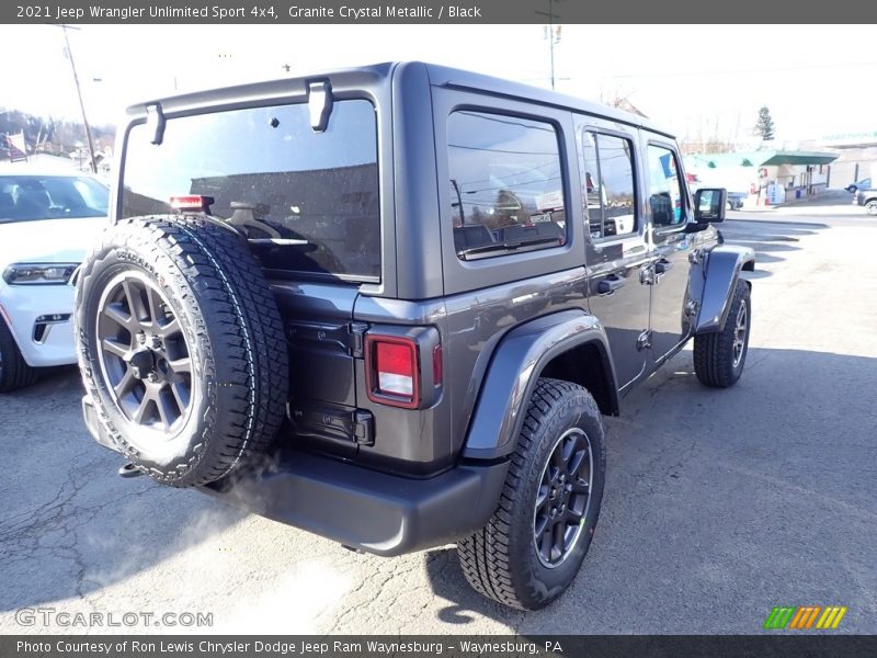 Granite Crystal Metallic / Black 2021 Jeep Wrangler Unlimited Sport 4x4