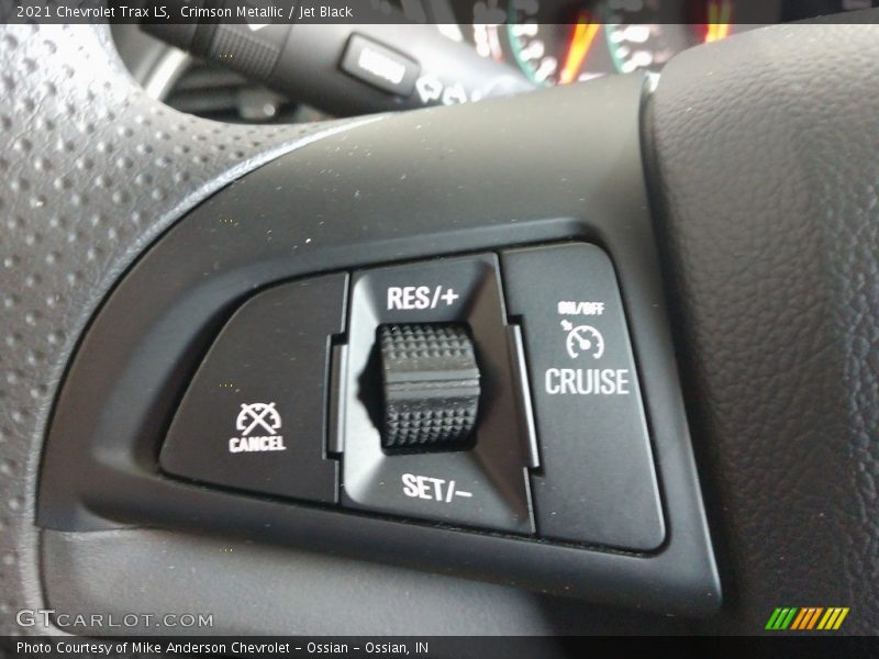 Crimson Metallic / Jet Black 2021 Chevrolet Trax LS