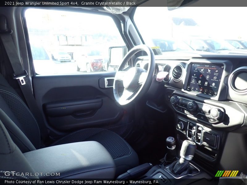 Granite Crystal Metallic / Black 2021 Jeep Wrangler Unlimited Sport 4x4