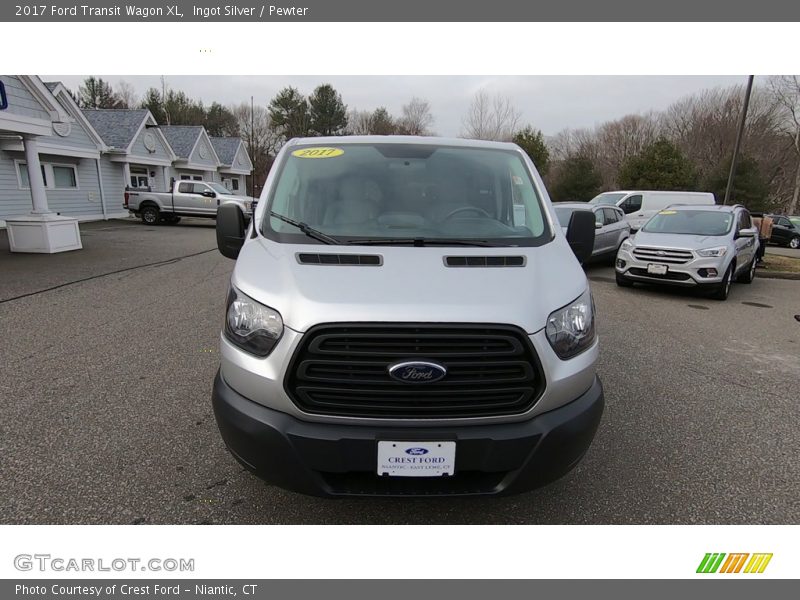 Ingot Silver / Pewter 2017 Ford Transit Wagon XL