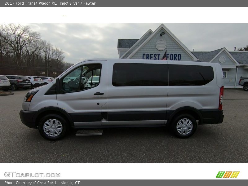 Ingot Silver / Pewter 2017 Ford Transit Wagon XL