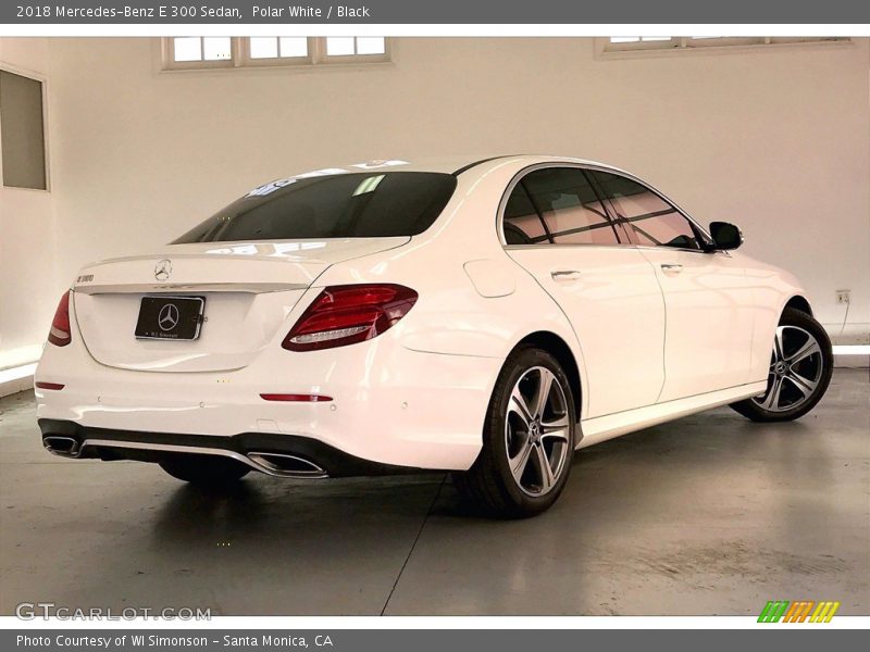 Polar White / Black 2018 Mercedes-Benz E 300 Sedan