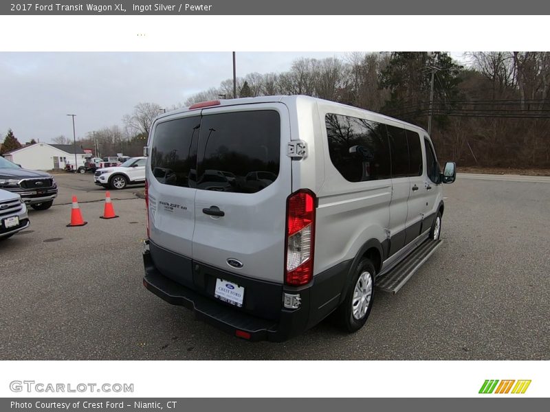 Ingot Silver / Pewter 2017 Ford Transit Wagon XL