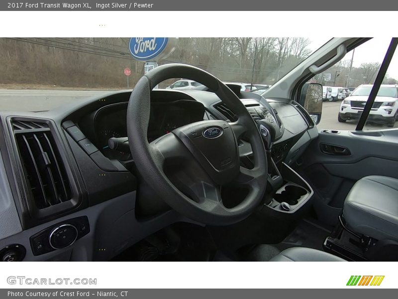 Ingot Silver / Pewter 2017 Ford Transit Wagon XL