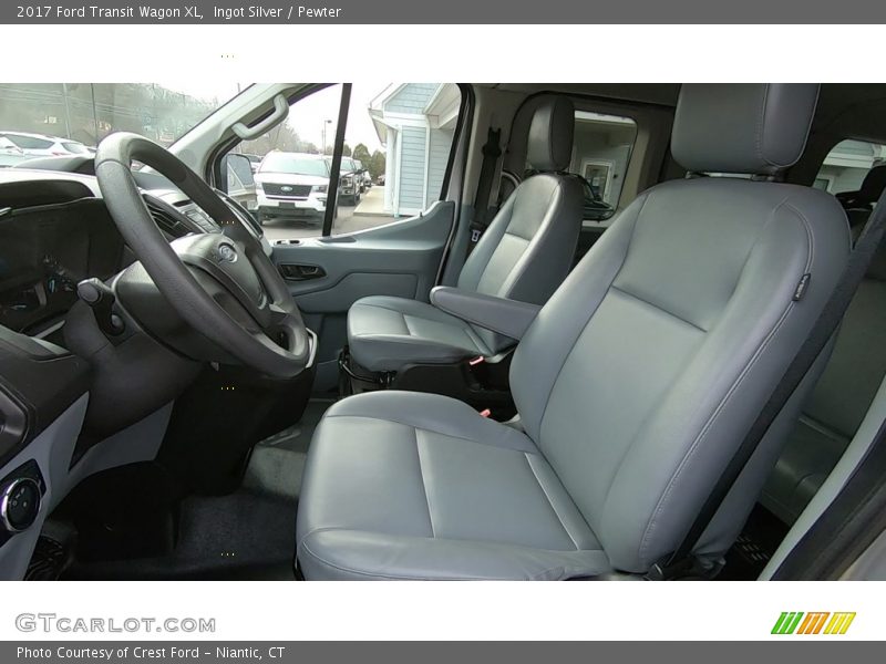  2017 Transit Wagon XL Pewter Interior
