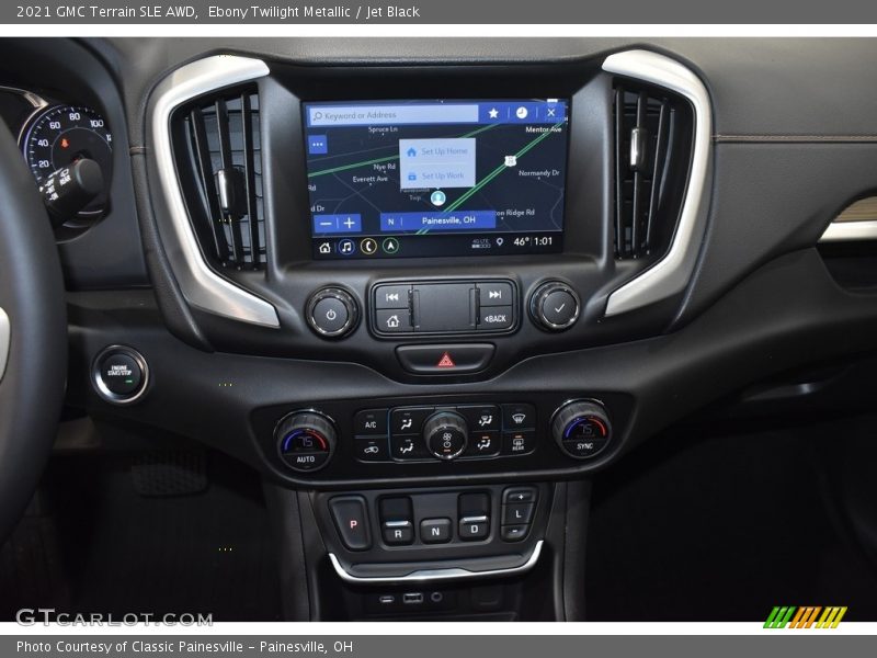 Ebony Twilight Metallic / Jet Black 2021 GMC Terrain SLE AWD