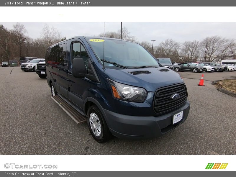 Blue Jeans / Pewter 2017 Ford Transit Wagon XL